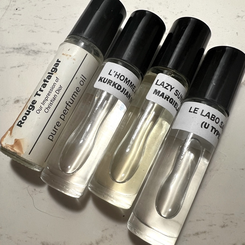 Oil perfumes- Dior,Margiela,Le Labo Kurkdjian